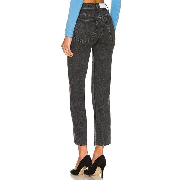 RE/DONE Women's Originals 70's Stove Pipe Size 29 In Stoned Noir - Picture 2 of 12